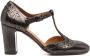 Chie Mihara Wante 75mm metallic-leather pumps Silver - Thumbnail 1