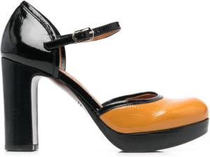 Chie Mihara Yalo two-tone leather pumps Black
