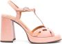 Chie Mihara Zinto 85mm patent-leather sandals Pink - Thumbnail 1