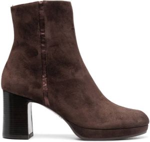 Chie Mihara zipped ankle boots Brown