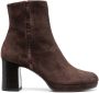 Chie Mihara zipped ankle boots Brown - Thumbnail 1