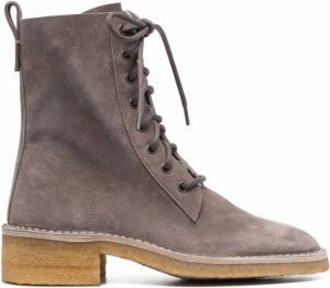 Chloé Edith faded ankle boots Grey