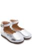 Chloé Kids metallic buckled ballerina shoes Silver - Thumbnail 1