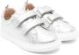 Chloé Kids touch-strap leather sneakers Grey - Thumbnail 1