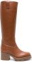 Chloé Mallo 60mm leather knee boots Brown - Thumbnail 1