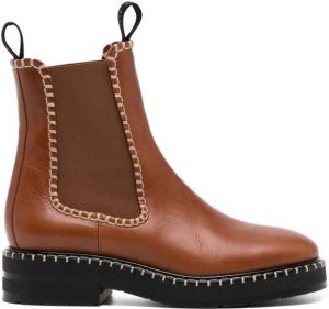 Chloé Noua leather Chelsea boots Brown