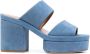 Chloé Odina 95mm suede sandals Blue - Thumbnail 1