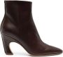 Chloé Oli 80mm leather boots Brown - Thumbnail 1
