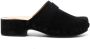 Chloé suede 45mm clog mules Black - Thumbnail 1