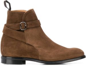 Church's Bletsoe suede strap boots Brown