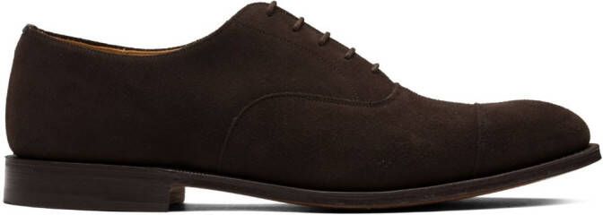Church's Consul suede oxford brogues Brown