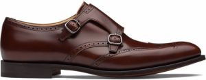 Church's double-buckle monk shoes Brown