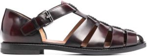 Church's Fisherman cage sandals Red