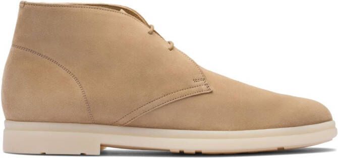 Church's lace-up suede boots Neutrals
