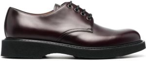 Church's polished-finish lace-up shoes Red