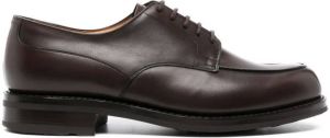 Church's polished lace-up fastening shoes Brown