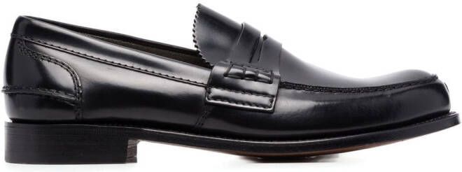 Church's Tunbridge leather penny loafers Black