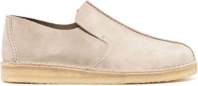 Clarks Desert Mosier suede loafers Grey