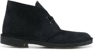 Clarks Desert suede leather boots Blue