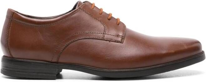 Clarks Howard leather Derby shoes Brown