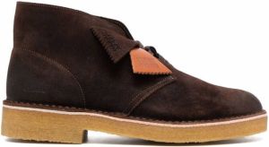 Clarks lace-up ankle boots Brown