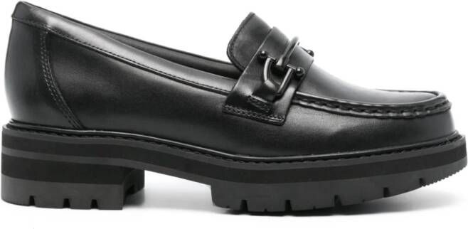 Clarks Orianna Bit leather loafers Black
