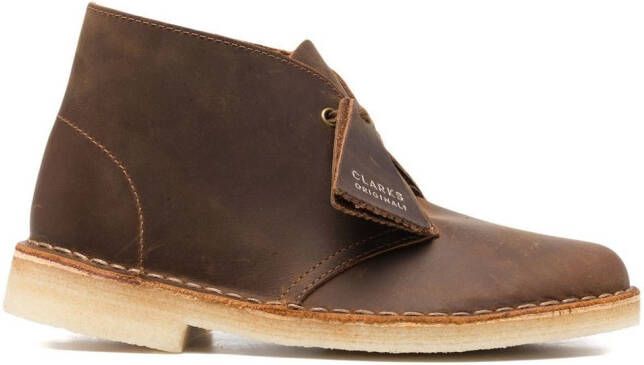 Clarks Originals Desert leather ankle boots Brown