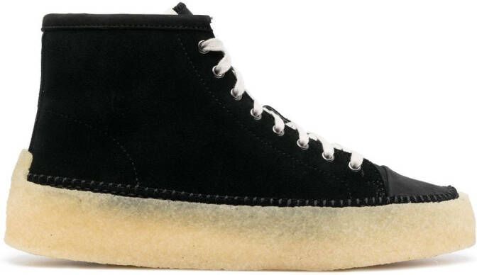 Clarks Originals lace-up high-top sneakers Black
