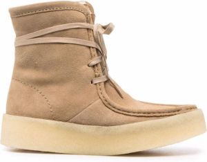 Clarks Originals lace-up suede ankle boots Neutrals