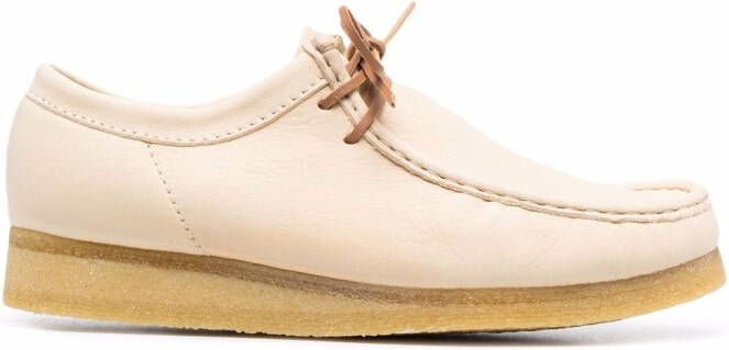 Clarks Originals Wallabee lace-up leather boots Neutrals