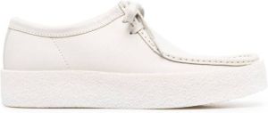 Clarks Originals Wallabee lace-up leather shoes White