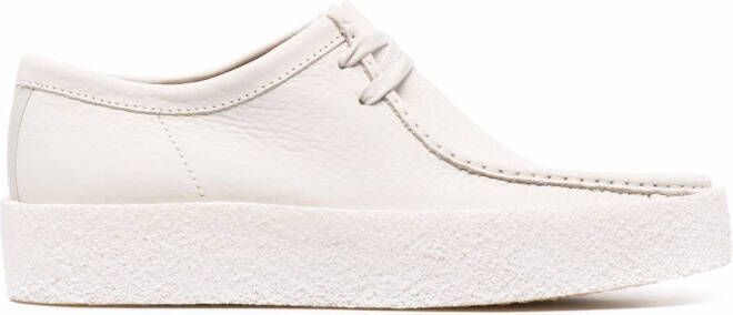 Clarks Originals Wallabee lace-up boat shoes White