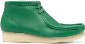 Clarks Originals Wallabee leather ankle boots Green
