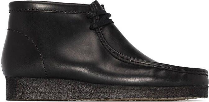 Clarks Originals Wallabee leather Desert boots Black