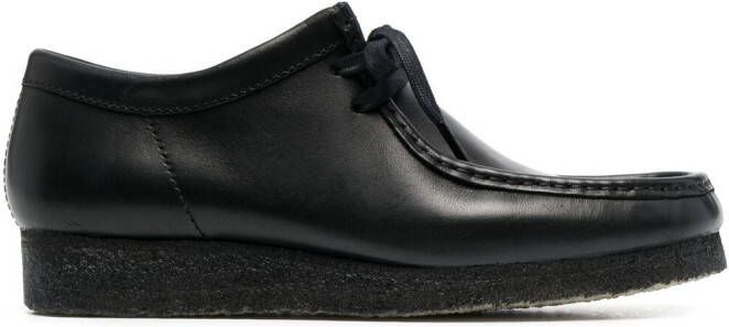 Clarks Originals Wallabee leather lace-up boots Black