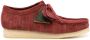 Clarks Originals Wallabee suede lace-up shoes Red - Thumbnail 1
