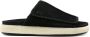 Clarks Overleigh suede slides Black - Thumbnail 1