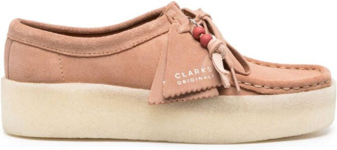 Clarks Wallabee Cup suede shoes Neutrals