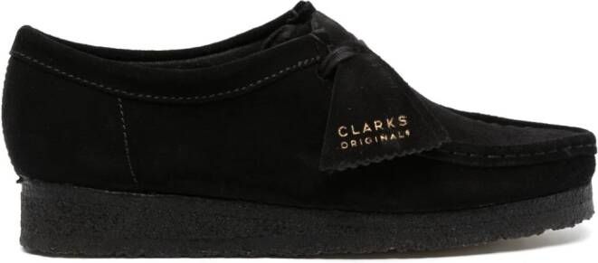 Clarks Wallabee suede shoes Black