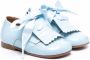 CLARYS lace-up leather loafers Blue - Thumbnail 1