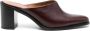 Claudie Pierlot leather 70mm mules Brown - Thumbnail 1