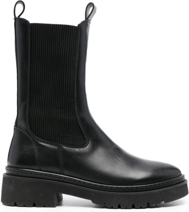 Claudie Pierlot leather ankle boots Black