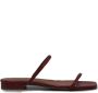 Claudie Pierlot slingback leather sandals Red - Thumbnail 1