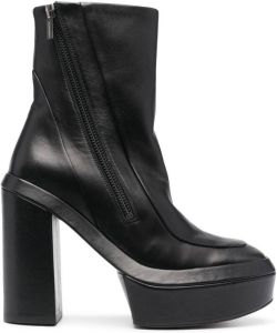Clergerie 125mm Jada leather boots Black