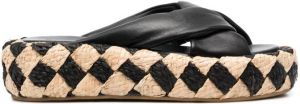 Clergerie Andrew leather sandals Black