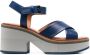 Clergerie Charline leather sandals Blue - Thumbnail 1