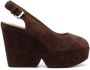 Clergerie Dylan 110mm sandals Brown - Thumbnail 1
