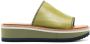 Clergerie Fast leather mules Green - Thumbnail 1