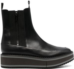 Clergerie Maya leather ankle boots Black