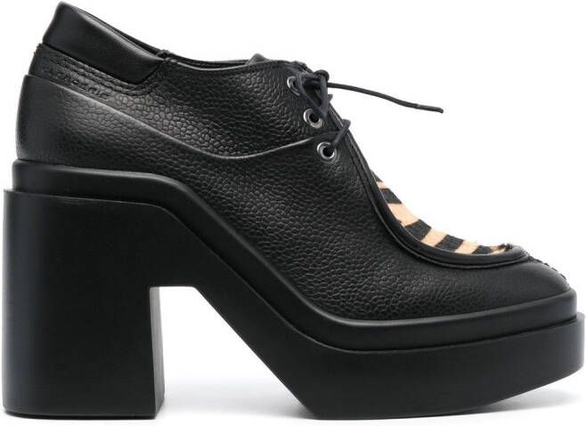 Clergerie Nellop chunky-heeled derby shoes Black